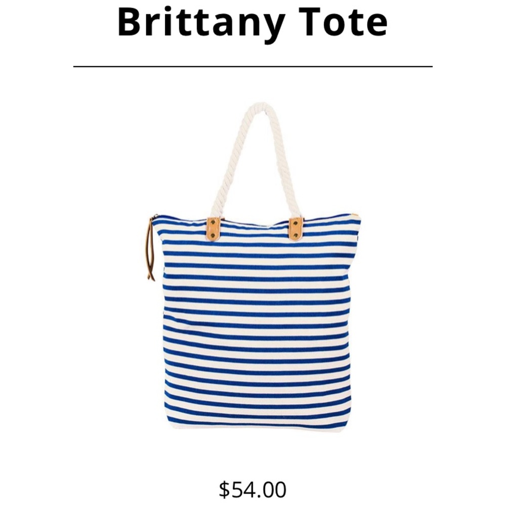 Brittany tote -Summer and Rose